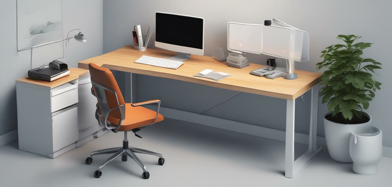 Ergonomic desk features