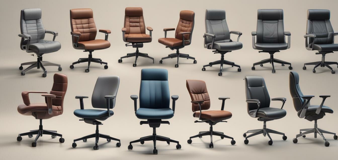 Types of office chairs